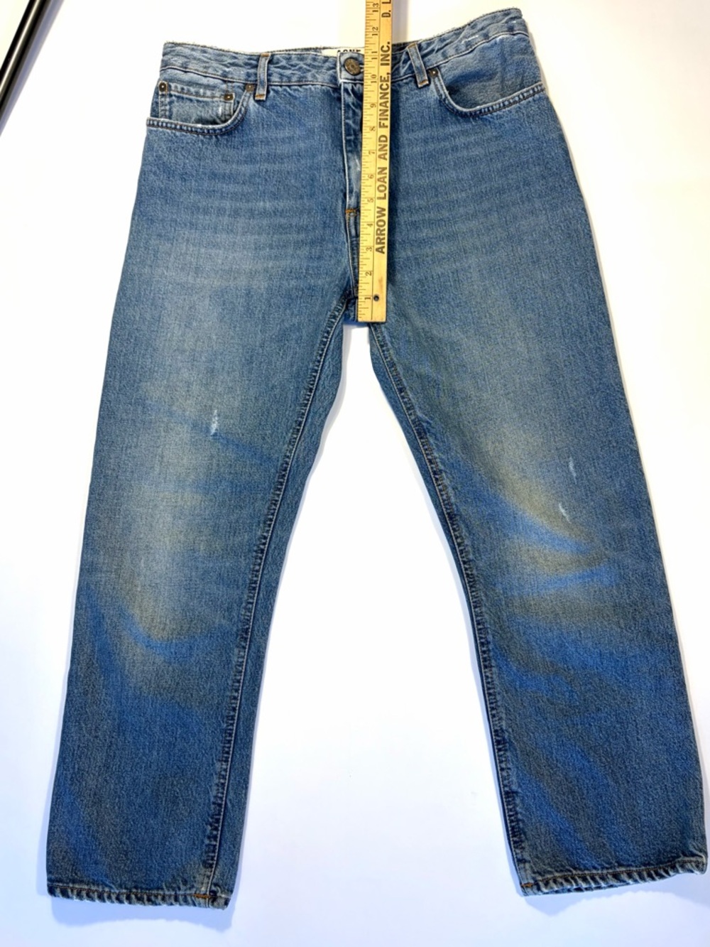 Acne Studios Straight-Leg Blue Denim Jeans - Picture 6 of 7